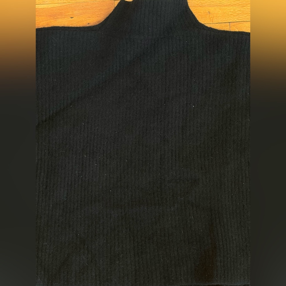 Kenzo x H&M Black Wool Embroidered & Rubberized Patch Knit High Neck Sweater Top - Picture 15 of 16